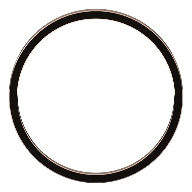 10K Rose Gold Flat Ultra-Light Wedding Band, 1.5 mm Wide