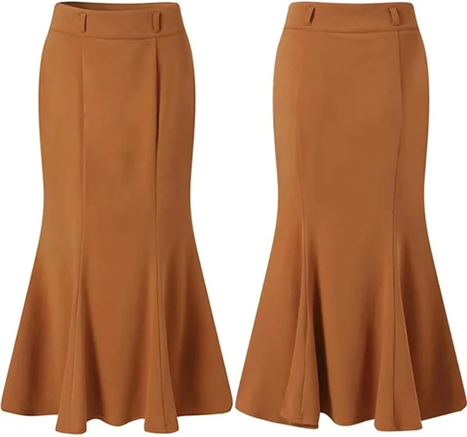 cooki Skirts for Women Trendy 2025 Summer Casual High Waisted Slim Maxi Skirts Cocktail Party Wedding A-Line Long Skirts